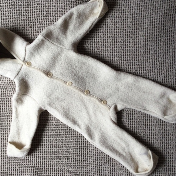 SOLD - 6/12M Disana Boiled Wool Coverall - Picture 1 of 9